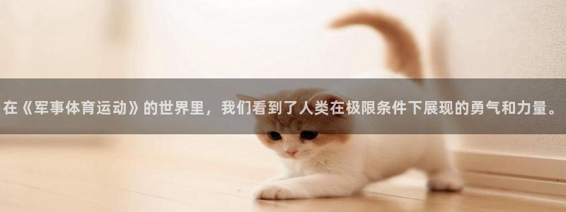 b体育必一运动官网：在《军事体育运动》的世界里，我们看到了人类在极限条件下展现的勇气和力量。