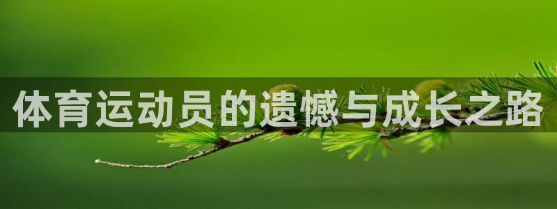 必一运动app：体育运动员的遗憾与成长之路