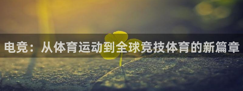 必一运动app：电竞：从体育运动到全球竞技体育的新篇章