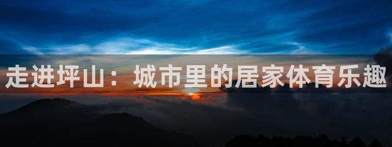 必一运动bsport体育：走进坪山：城市里的居家体育乐趣