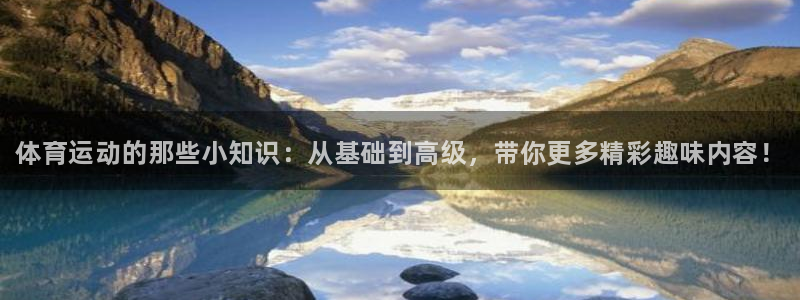 bsports必一运动：体育运动的那些小知识：从基础到高级，带你更多精彩趣味内容！